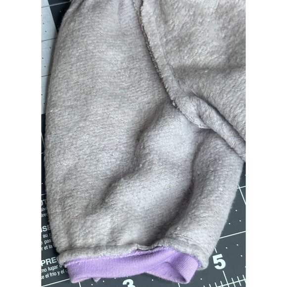 Cabbage Patch Kids Lil Jogger Kitty Jogging Suit Grey Purple Trim F6 Vtg 1980's - Picture 5 of 14